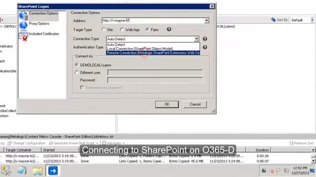 Content Matrix - Connecting to SharePoint for On-Premises to Dedicated Cloud-Based migrations смотреть онлайн