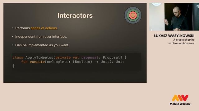 Mobile Warsaw #75 — Łukasz Wasylkowski — A Practical Guide to Clean Architecture смотреть онлайн