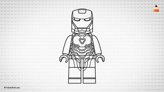How to draw Lego Iron Man Mark 50 from Marvel's Avengers: Infinity War смотреть онлайн
