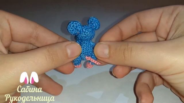 Вязаная мышка крючком. смотреть онлайн