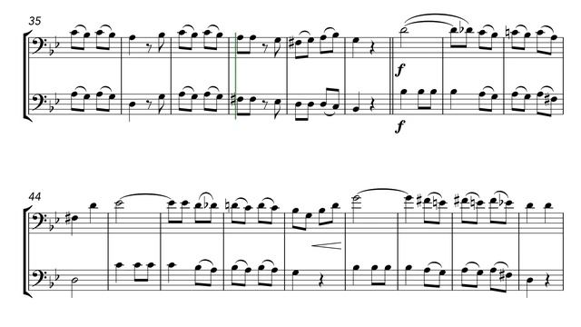 Los Peces en el Río (Trombone Duet) смотреть онлайн