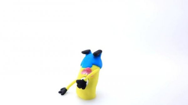 DibusYmas Spongebob Patrick Play doh STOP MOTION playdo video Bob Esponja Stopmotion - Vengatoon