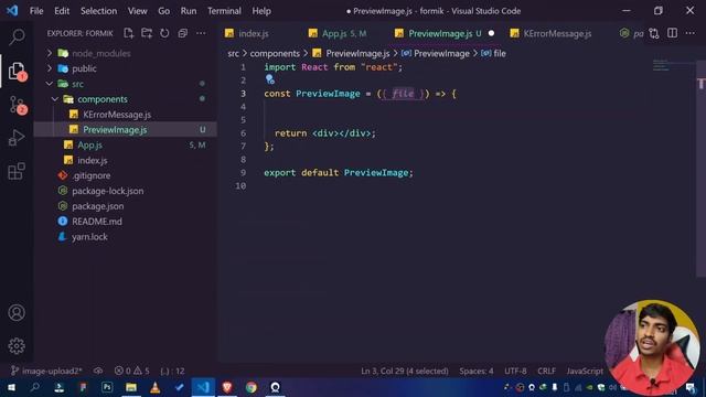 Formik File Upload + Validation + Image Preview | Tutorial in Hindi смотреть онлайн