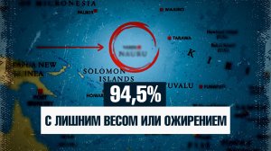 Самая жирная страна в мире! 😲 Средний вес – 102 кг.