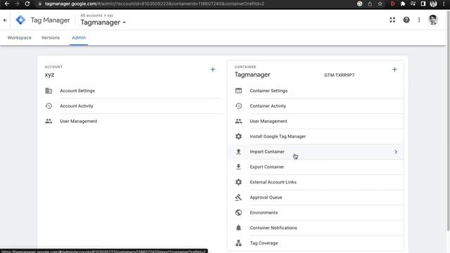 Google Tag Manager: Importing Container via JSON import file смотреть онлайн