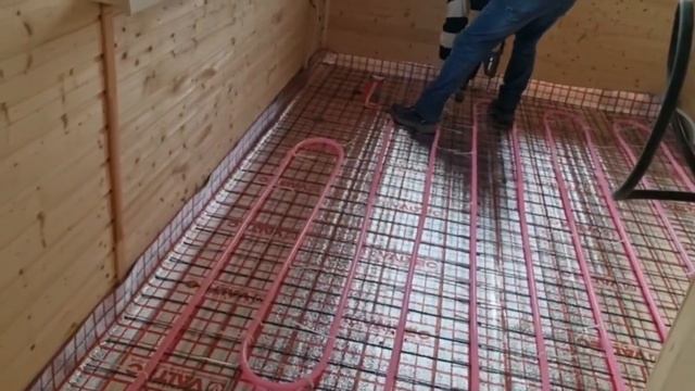 Крепление арматурной сетки для монтажа теплого пола смотреть онлайн