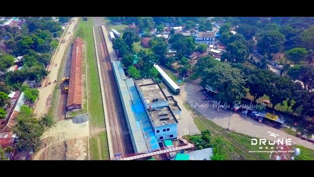 Saidpur Railway Station Bird's Eye View I Shapnil Khan I Drone Media Bangladesh смотреть онлайн