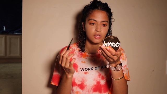 Orange summer makeup for orange outfits! смотреть онлайн