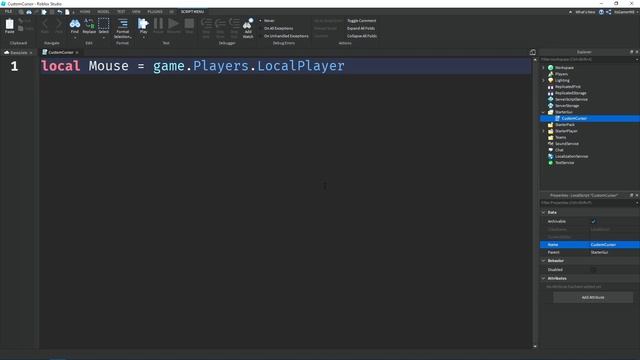 How to make a Custom Mouse Cursor in Roblox Studio смотреть онлайн