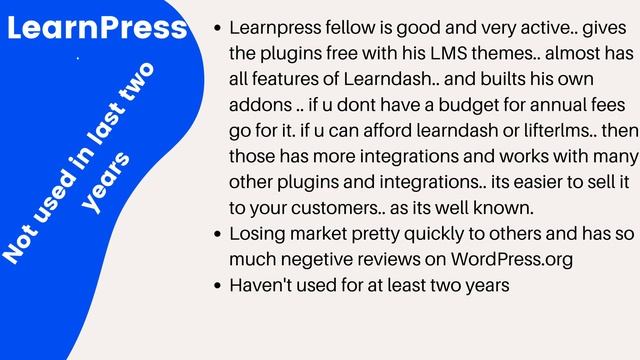 LearnDash vs LifterLMS vs LearnPress vs Tutor LMS смотреть онлайн