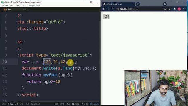 WEB DEVELOPMENT | FIND METHOD | CLASS 69 | JAVASCRIPT | SHAN DEVELOPERS смотреть онлайн