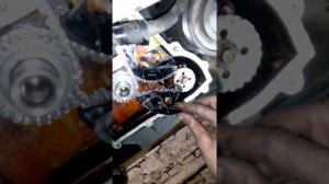 Установка цепи ГРМ Mazda MPV 2.3l.