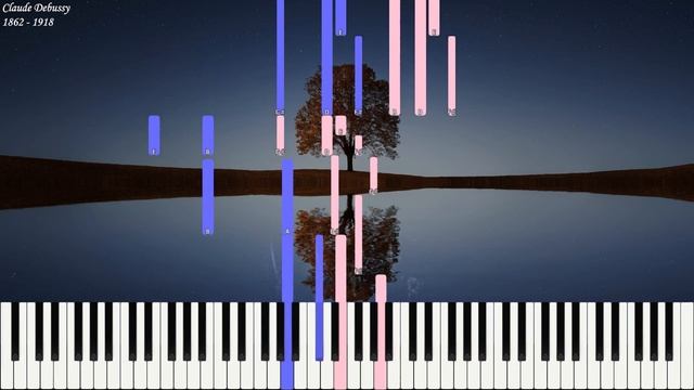 Claude Debussy - Arabesque No 1 in E Major | Piano Synthesia | Library of Music смотреть онлайн