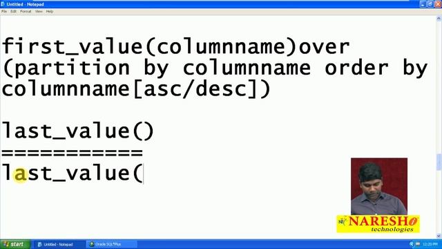 Lead , Lag , First Value , Last Value , Keep First , Keep Last | Oracle SQL Tutorial | Mr.Murali смотреть онлайн
