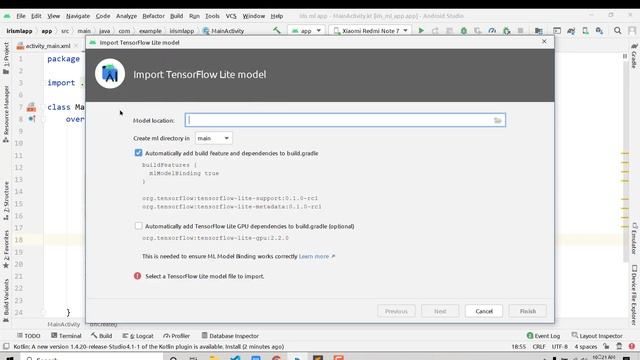 tensorflow lite android tutorial | Deploy ml model on android app | part 2 Deploy tflite model смотреть онлайн