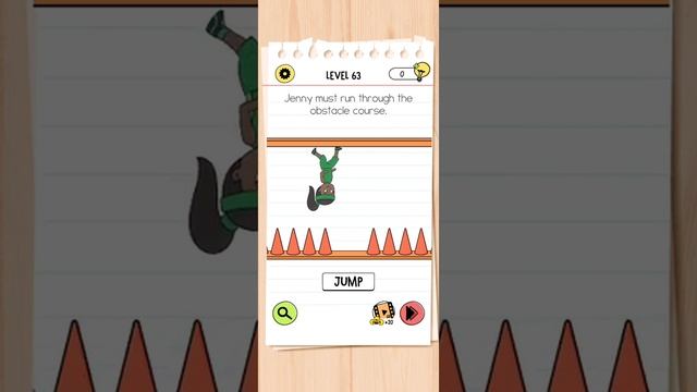 Brain Test 4 Level 63 Walkthrough смотреть онлайн