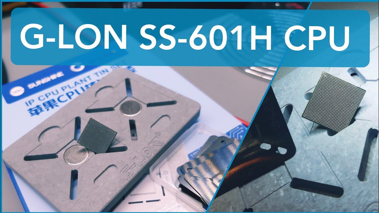 G-LON CPU SS-601H трафареты .Обзор и тест на CPU A8 смотреть онлайн