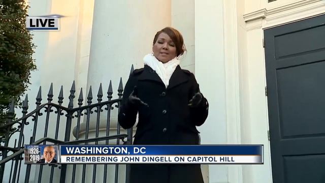 Funeral for longest-serving Congressman John Dingell смотреть онлайн