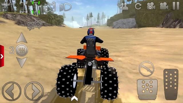 Motor Dirt orange Quad Bikes Extreme Off-Road #1 - Offroad Outlaws Bike Game Android ios Gameplay смотреть онлайн