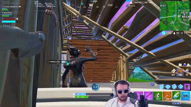 I CARRIED A 300LB GORILLA TO A VICTORY ROYALE IN FORTNITE смотреть онлайн