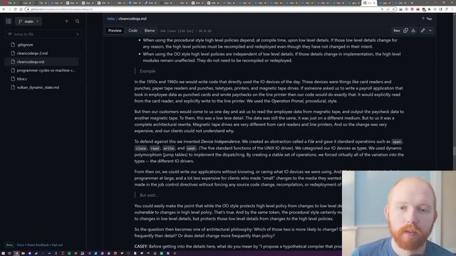 The Clean Code Debacle and Rhetoric Tricks - Casey Muratori vs Mr "Uncle Bob" Martin смотреть онлайн