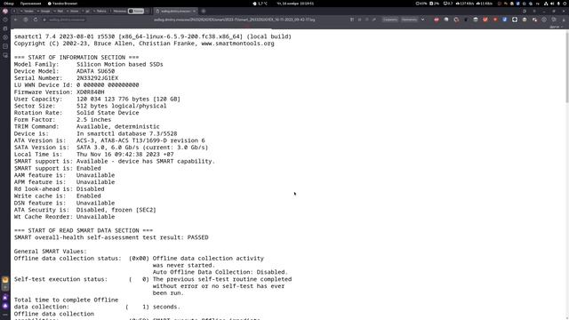 120-ка ADATA, часть 5 - записано 50TB, продолжаем.