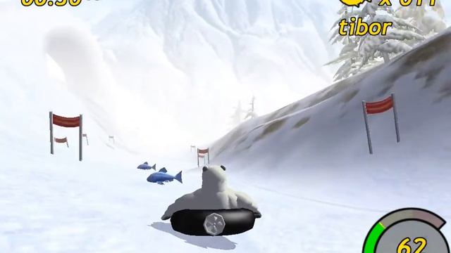 Nostalgia: Tux Racer - Gameplay with Boris The Polar Bear (with download link) смотреть онлайн