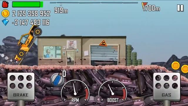 Hill climb racing game - Trophy Truck Racing in junkyard смотреть онлайн