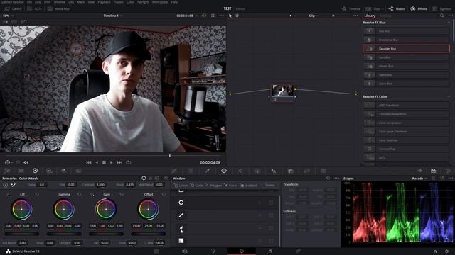 Базовая работа с масками в DaVinci Resolve 18 смотреть онлайн