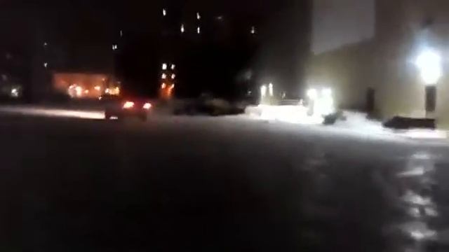 Зимний дрифт на Honda Elysion