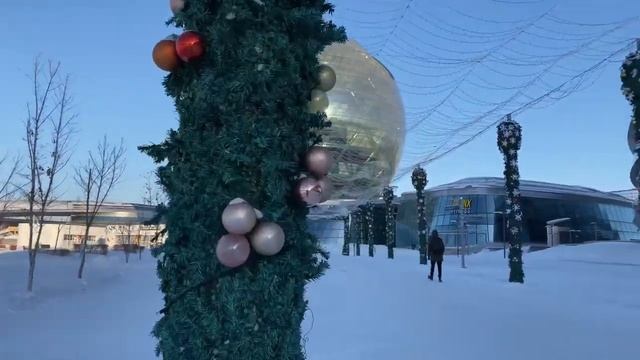 Vlog Astana 2 часть. Astana EXPO зимой. Прогулка по зимней Астане. Виды Астаны под музыку
