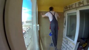 утепление балкона пеноплексом и панелями quick deck 11мм