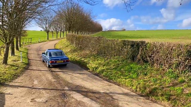 Mercedes W123 - 230E (1983). Lullingstone drive. смотреть онлайн