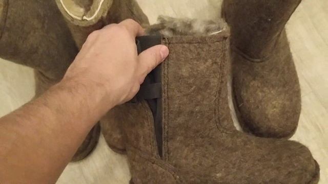 сапоги зимние из войлока смотреть онлайн