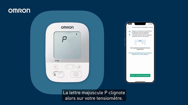 OMRON Connect – How To Pair A BPM Device_Français (IOS)