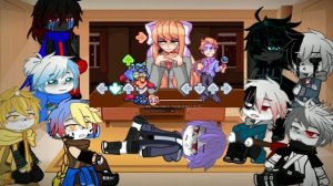 Sans Au's React To : ?? FNF But Everyone Sings It ??