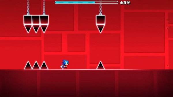 Соник в ГД? | Sonic Madness By Son1cBlast | Geometry Dash