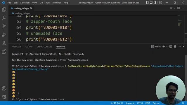 Python emojis Explained in Telugu смотреть онлайн