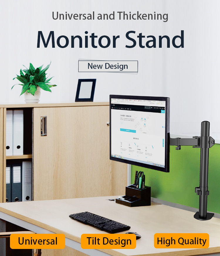 Настольный кронштейн для монитора 14-32 дюйма. Нагрузка до 10 кг. смотреть онлайн