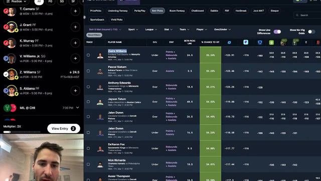 Best NBA, NHL & CBB Player Props for Today: PrizePicks, Fliff, DraftKings - Bets, Picks, Prediction смотреть онлайн