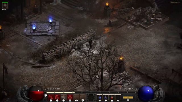 Diablo 2 resurrected act 5 part 1PS5 normal-assassin NO COMMENTARY смотреть онлайн