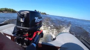 ПЕРВЫЙ ВЫХОД НА ВОДУ. МОТОР ТОЯМА 5.8. РЕКА ВОЛГА 2023.