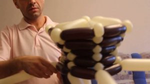 Корзина с цветами из шаров шдм / Flower basket of balls SHDM