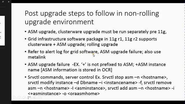 Oracle Software,Clusterware, ASM, Grid Infrastructure Upgrades Concept, Demos, Scripts pt 3 of 5 смотреть онлайн