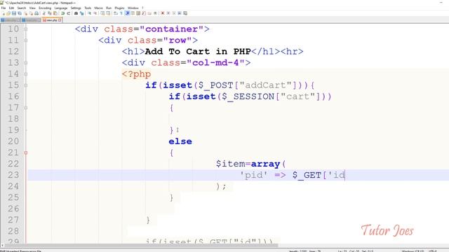 How to Create Add To Cart In PHP Tamil Part 3 | Session Management смотреть онлайн
