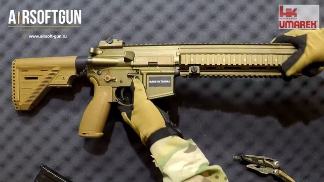 unboxing Злой обзор Umarex (VFC) HK416 A5 GBBR - TAN (Asia Edition) смотреть онлайн
