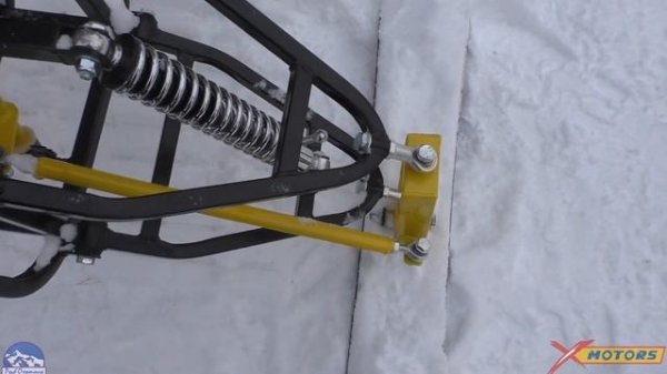 Сравнение мотобуксировщиков с лыжным модулем и модулем толкач от компании X-MOTORS