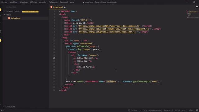 Formation React - Les props смотреть онлайн