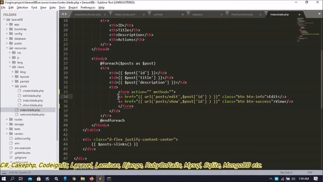 Laravel-8 Tutorial Part-12 | Remove data using session flash | Delete Records in (Hindi) смотреть онлайн