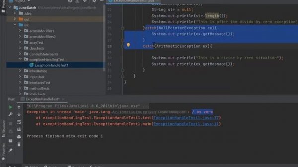 Java Exception Handling | Unchecked Exception